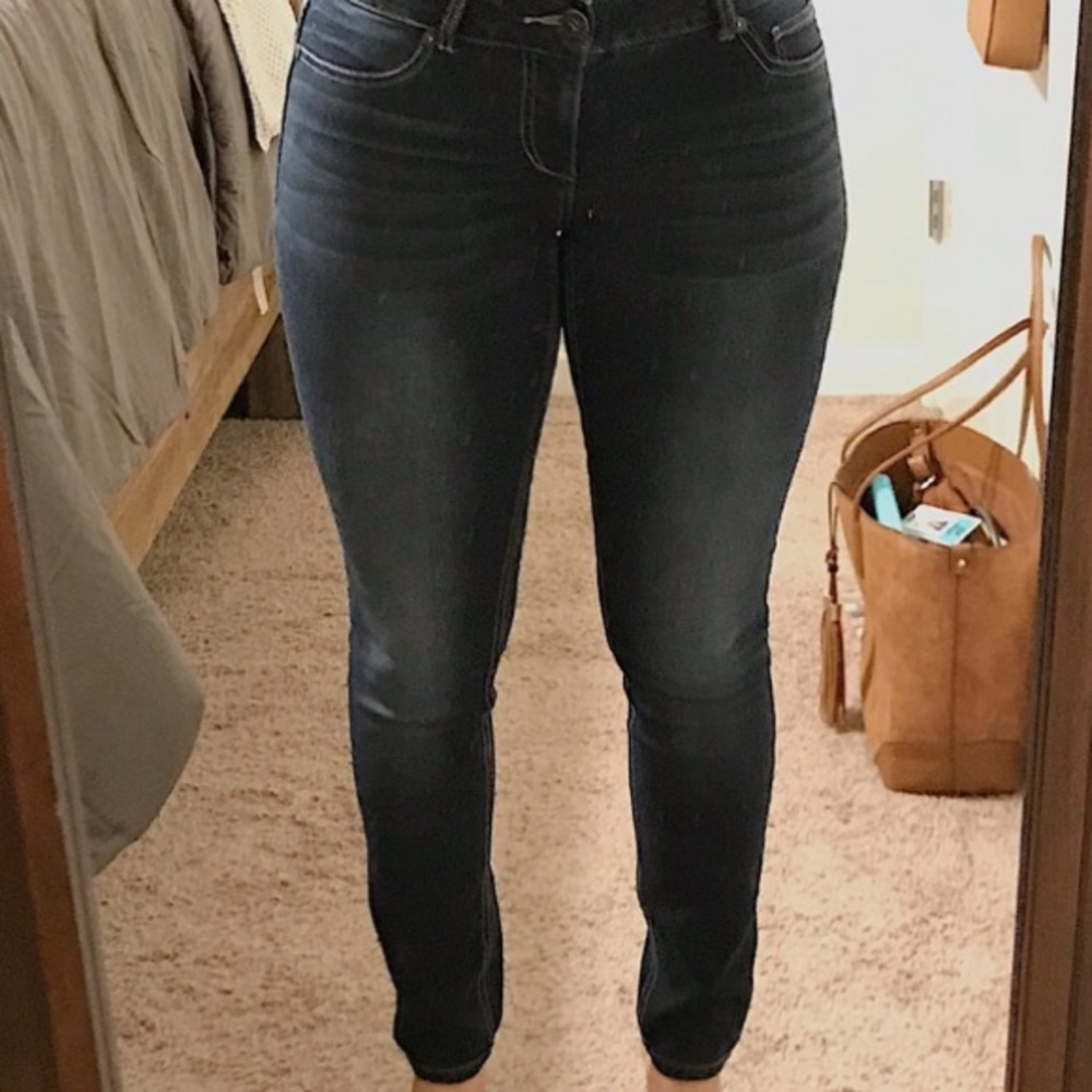 Dark wash jegging
